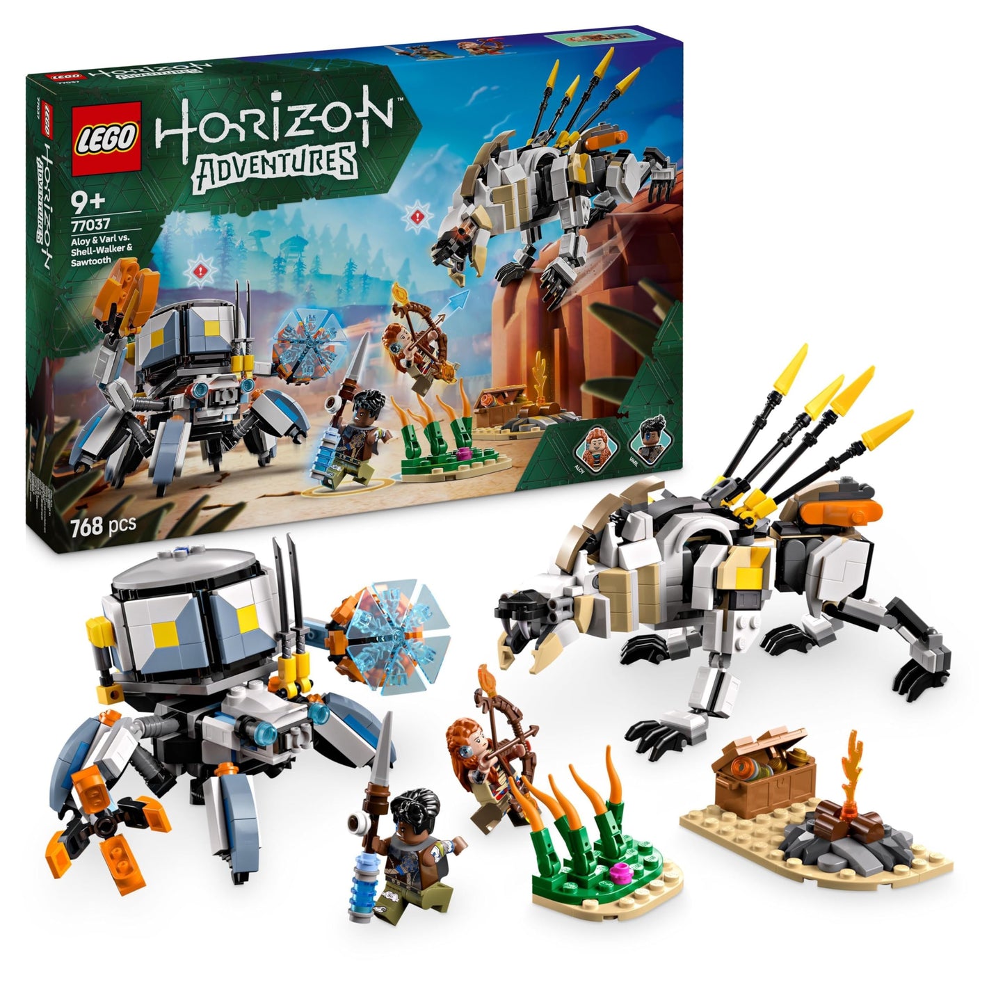 Lego Horizon 77037 Aloy en Varl vs. Shell-Walker en Sawtooth