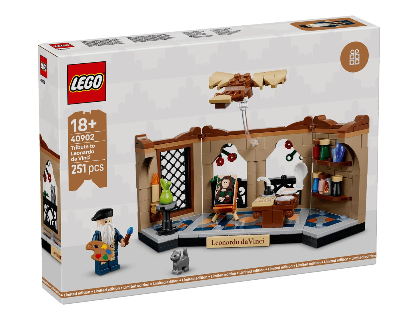 Lego 40902 Eerbetoon aan Leonardo da Vinci