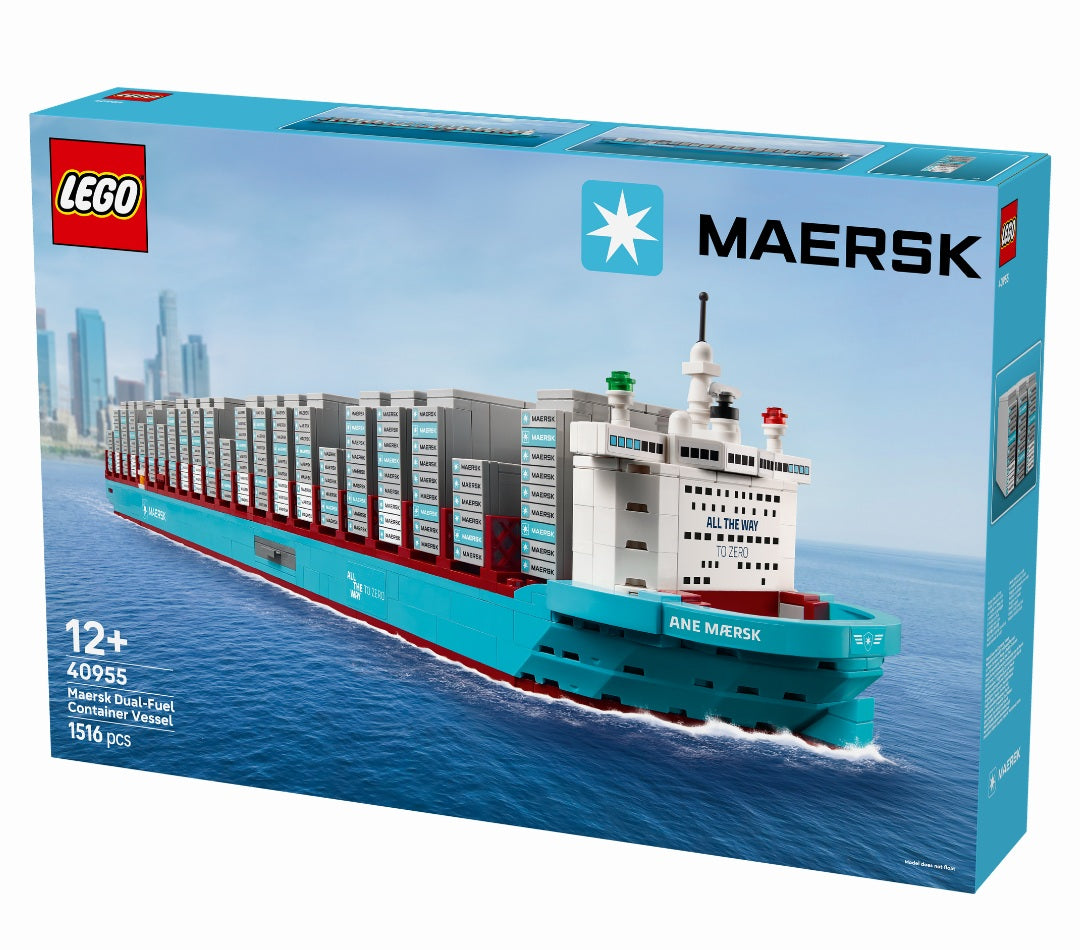 Lego 40955 Maersk containerschip met dubbel brandstofsysteem