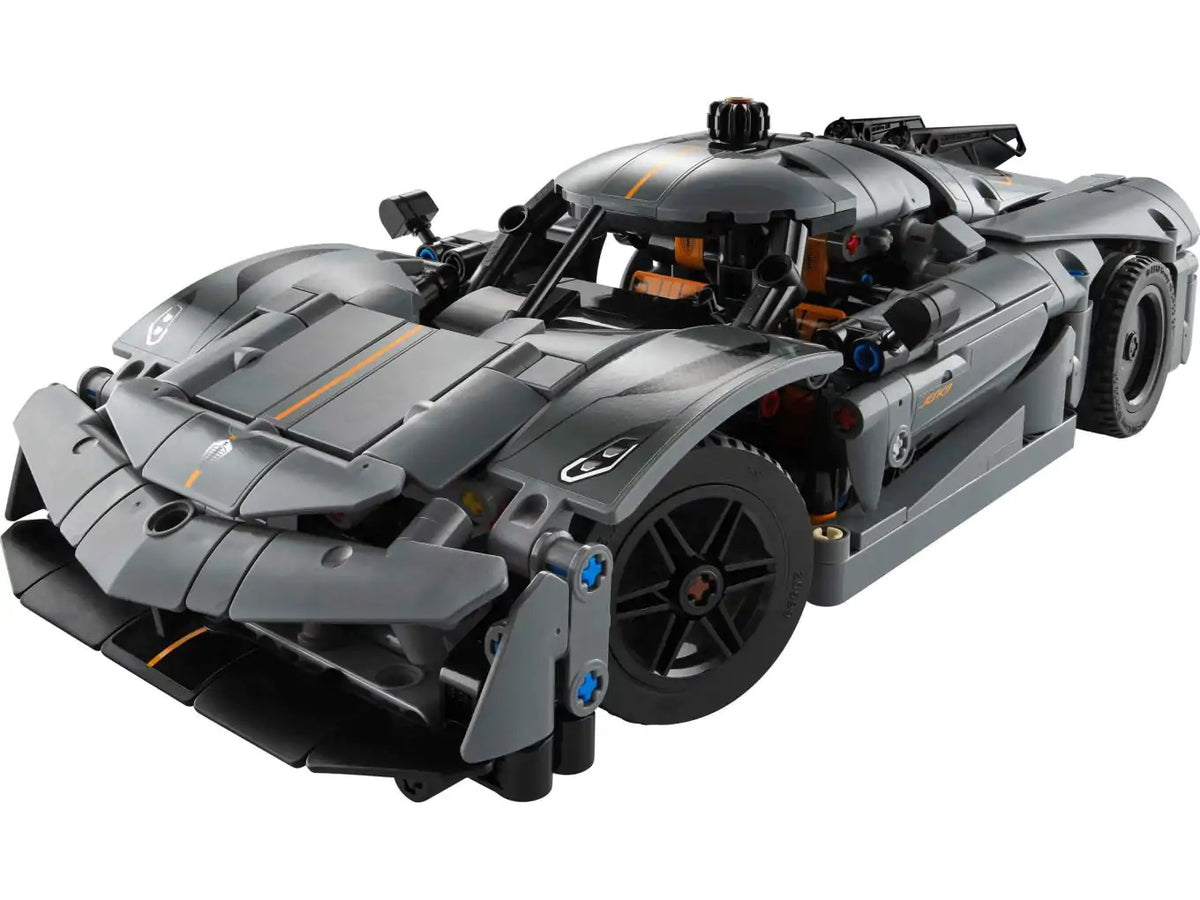 Lego Technic 42173 Koenigsegg Jesko Absolut grijze hypercar