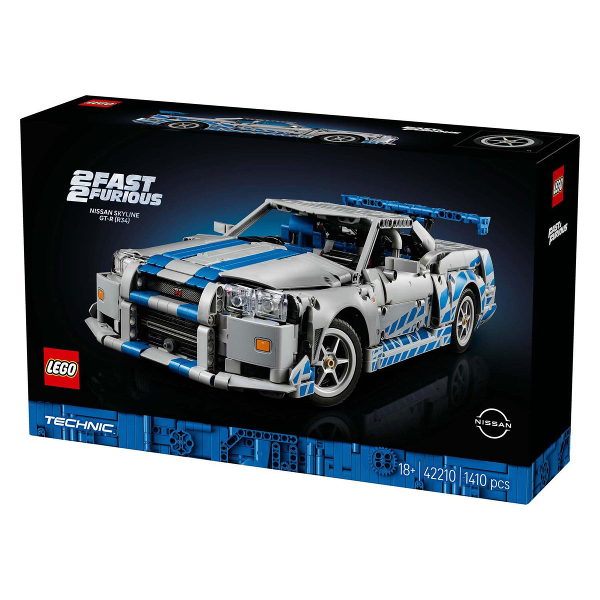 Lego Technic 42210 2 Fast 2 Furious Nissan Skyline GT-R (R34) auto