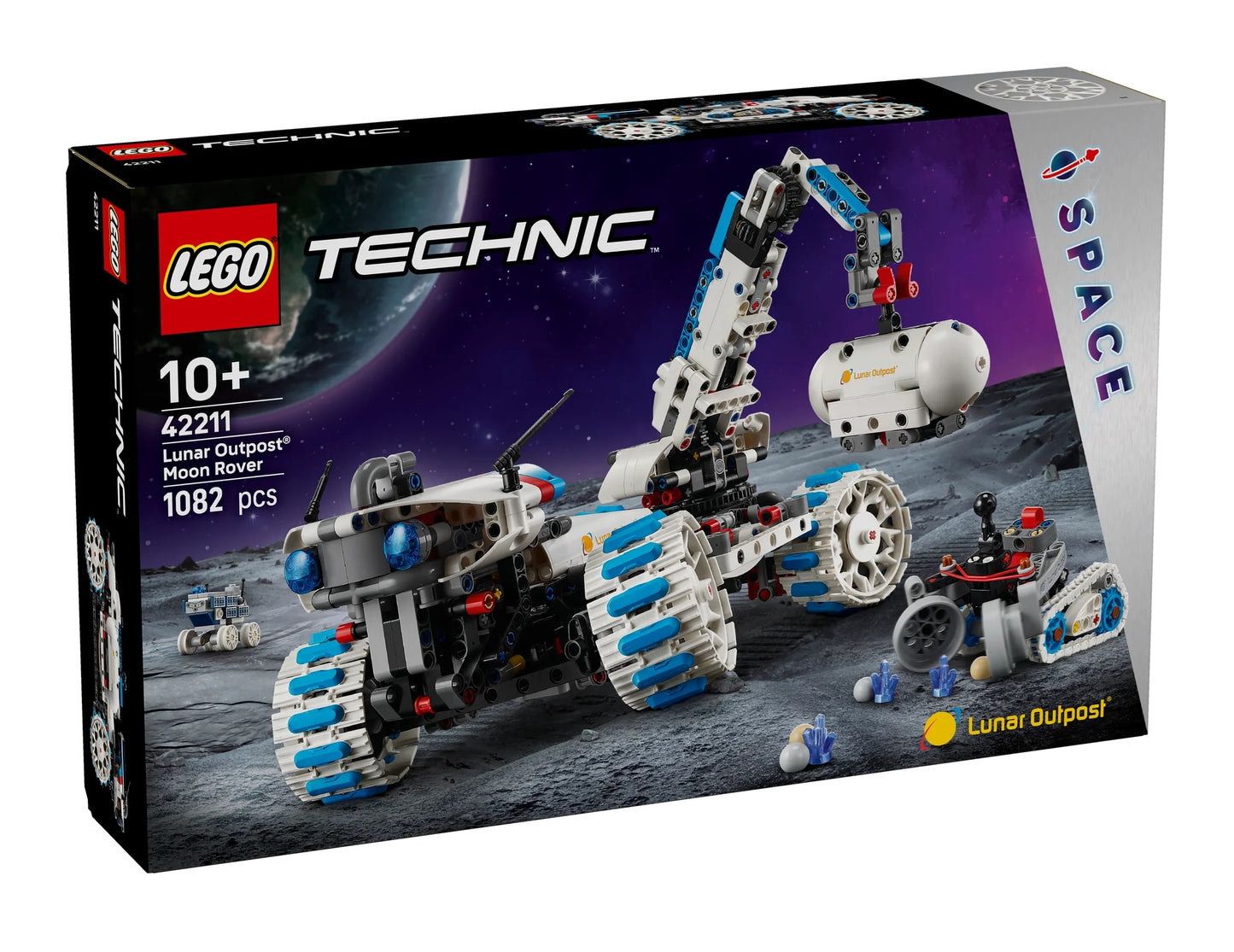 Lego Technic 42211 Lunar Outpost™ maanrover ruimtevoertuig