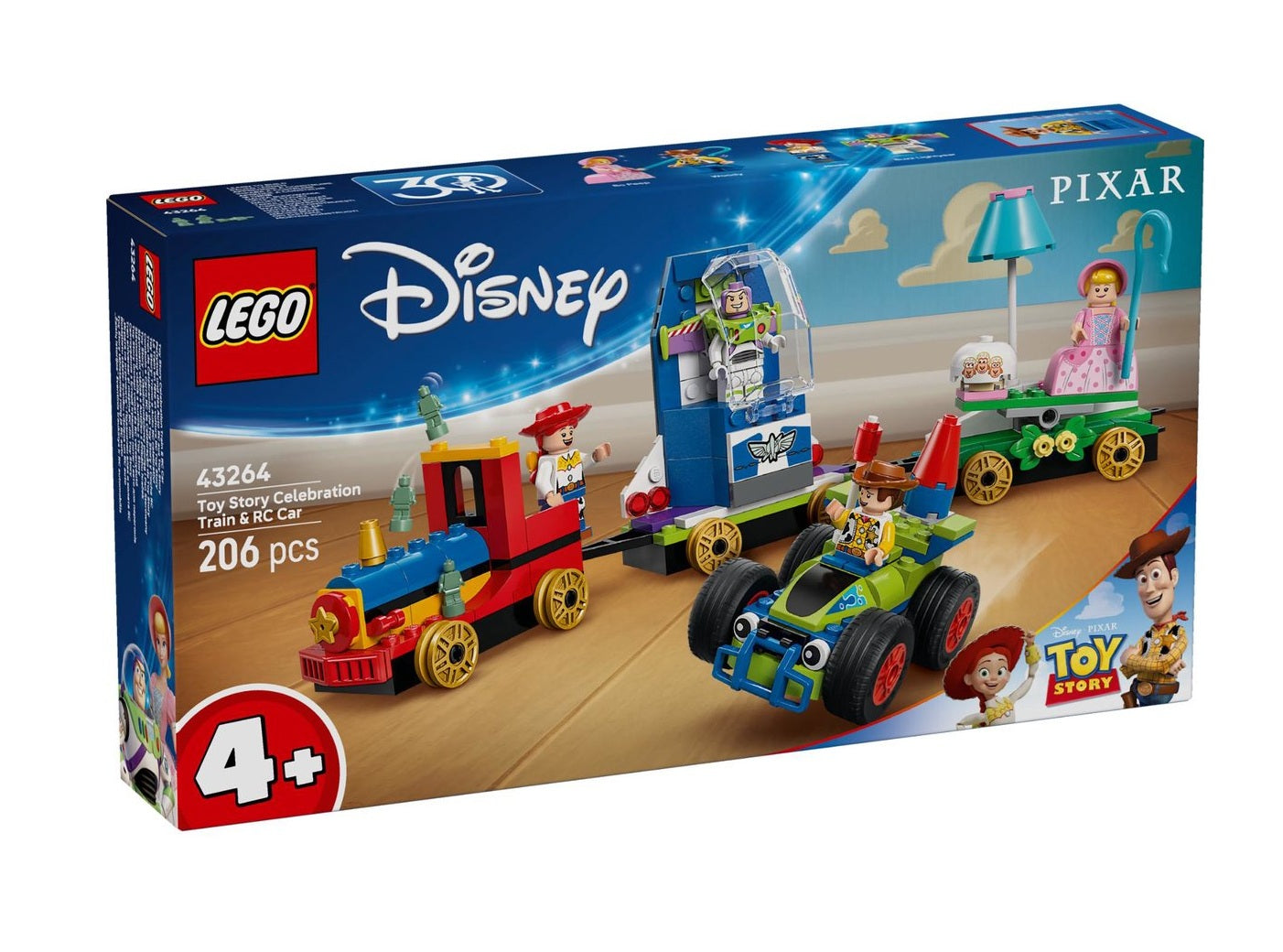 Lego Disney 43264 Toy Story feesttrein en RC auto