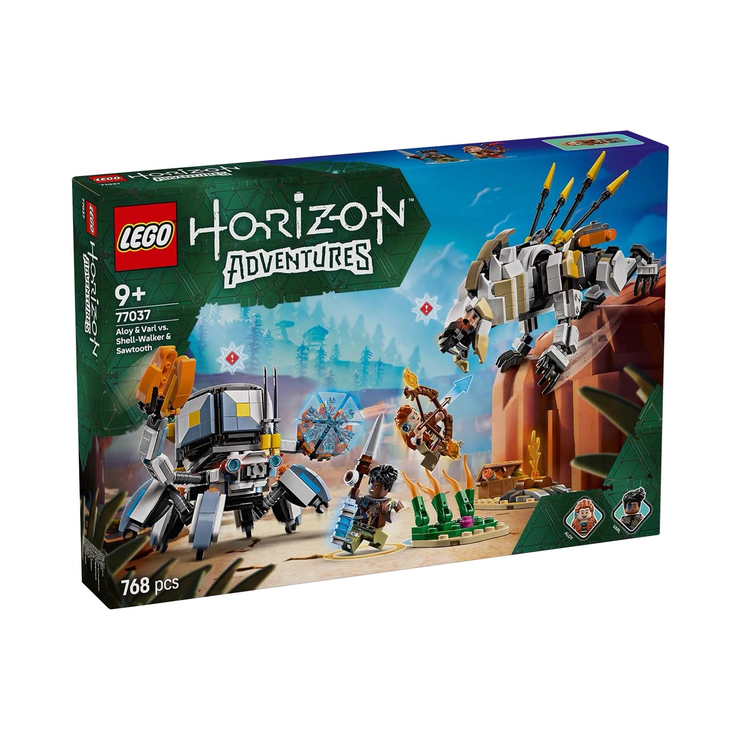 Lego Horizon 77037 Aloy en Varl vs. Shell-Walker en Sawtooth
