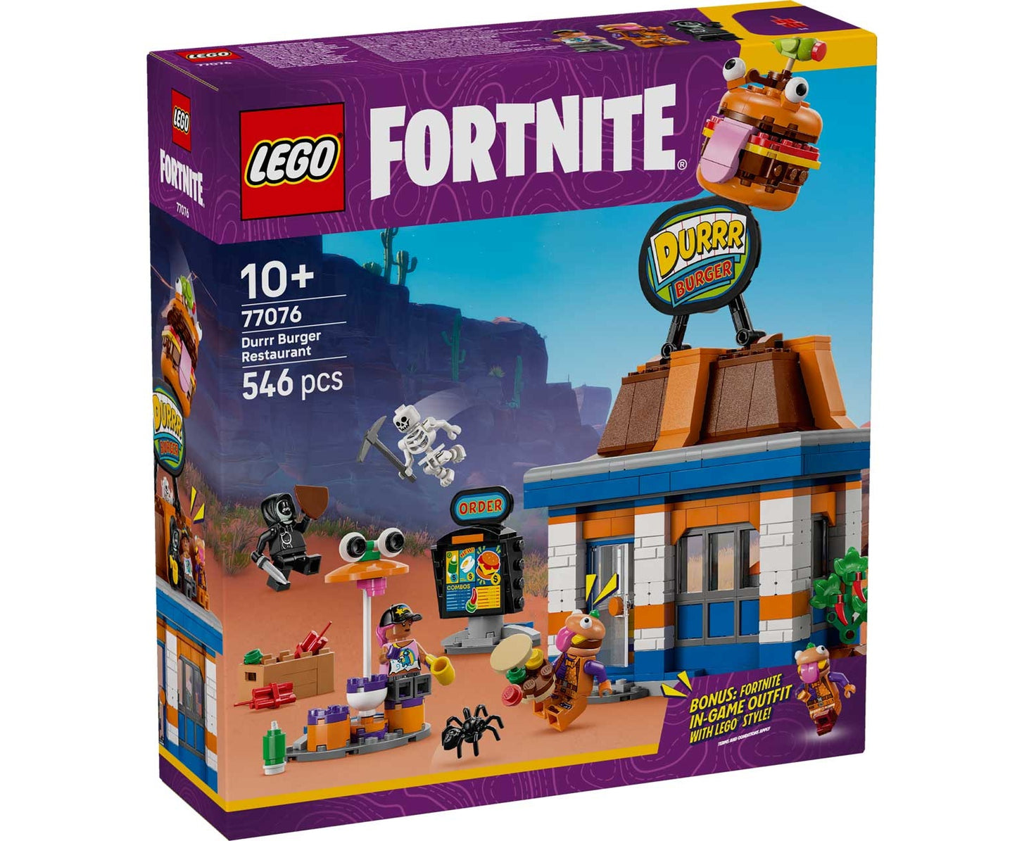 Lego Fortnite 77076 Durrr Burger restaurant